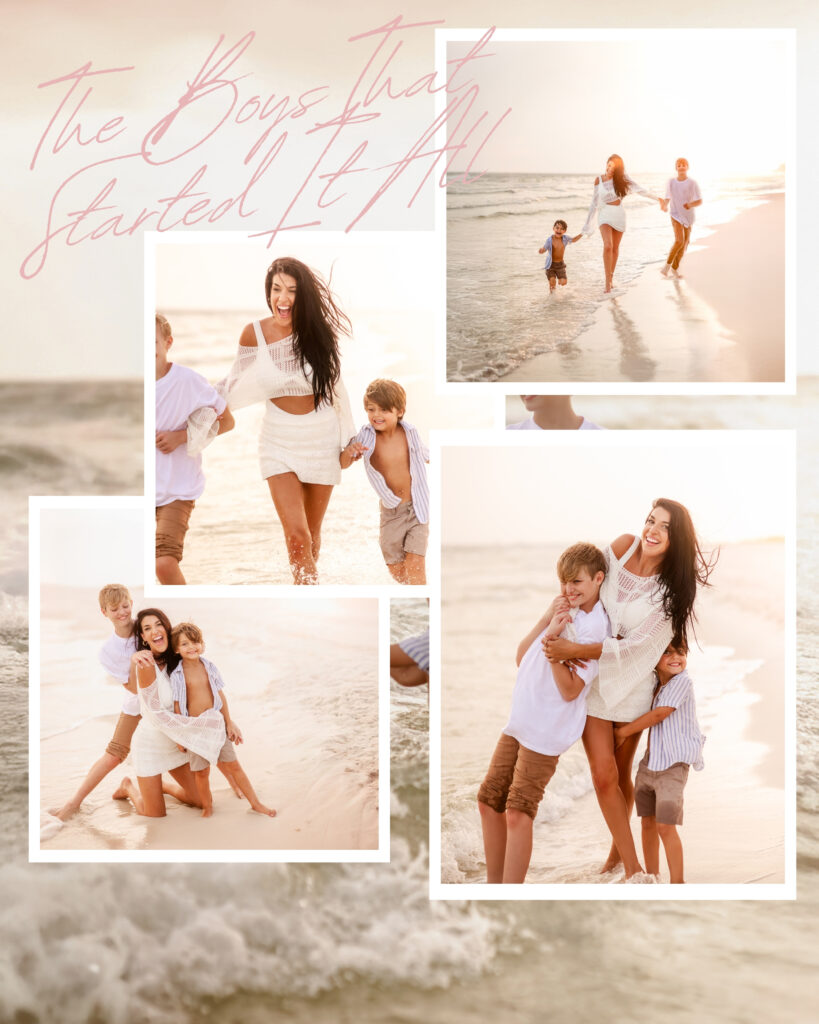 Photographer and her family.