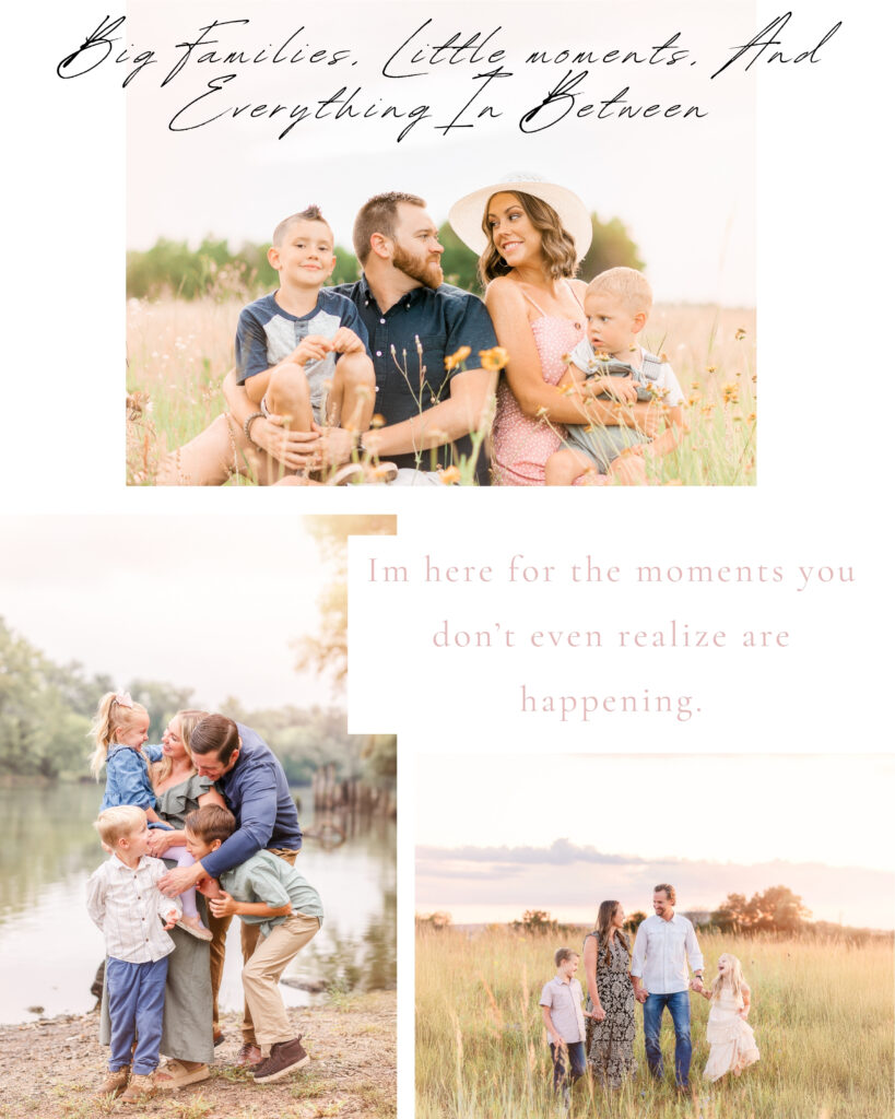 Real life family moments photographed in Kansas with a relaxed, fun style