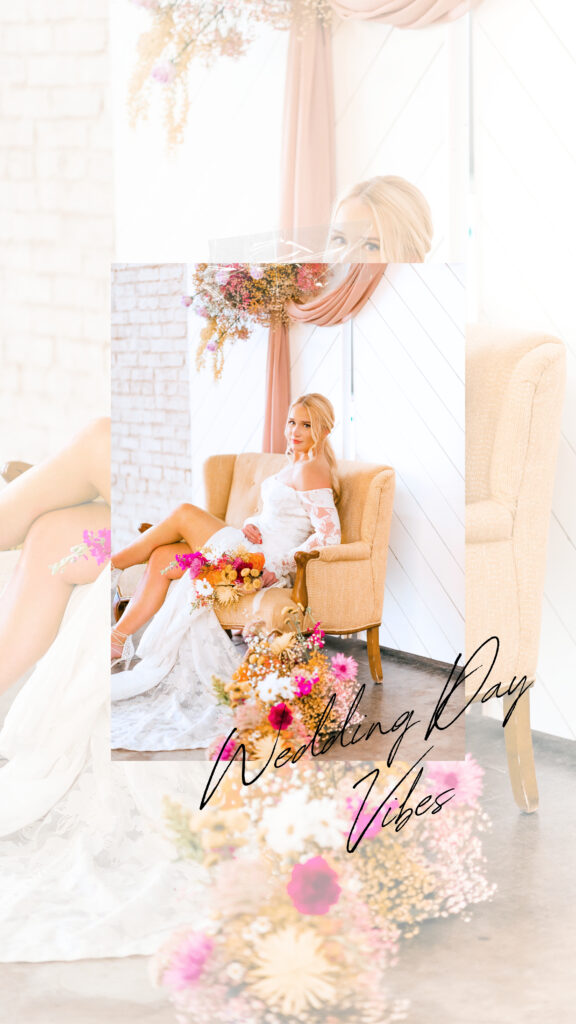 Bridal details during Flint hills wedding