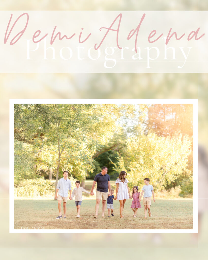 Large family with children photos taken in Manhattan, Kansas